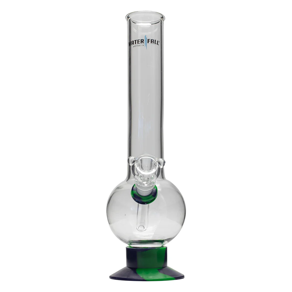 Waterfall Supernova Highbrid Series Glass Bong - Green/Blue - Image 5
