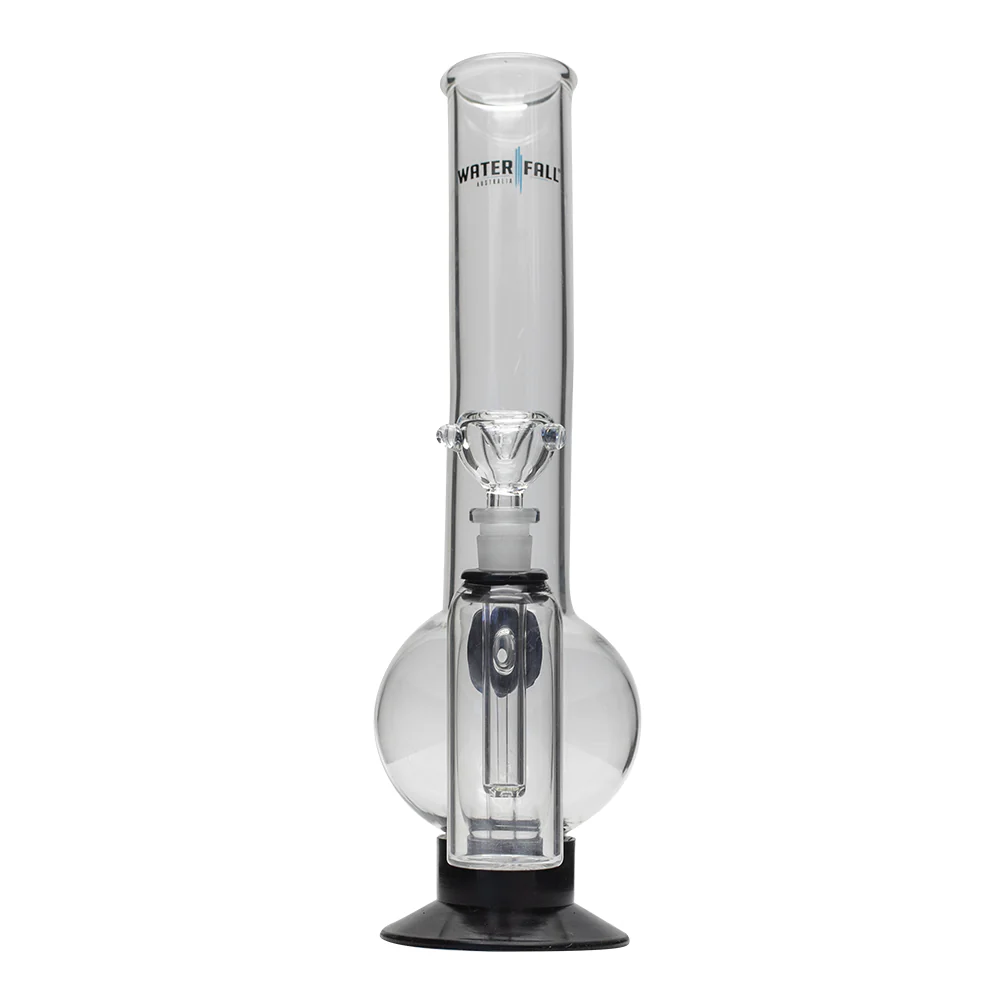 Waterfall Supernova Highbrid Series Glass Bong With Ash Catcher - Black - Image 5