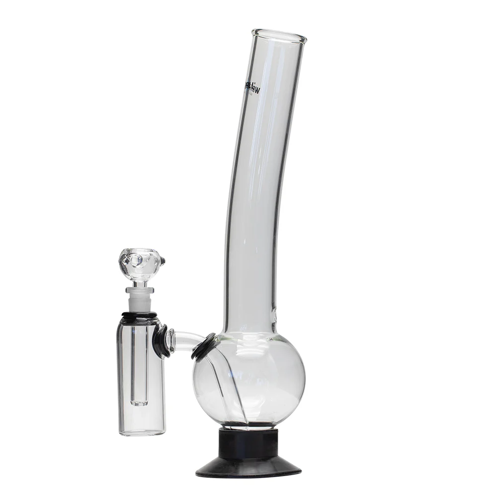 Waterfall Terminator Highbrid Series With Ash Catcher Glass Bong - Black