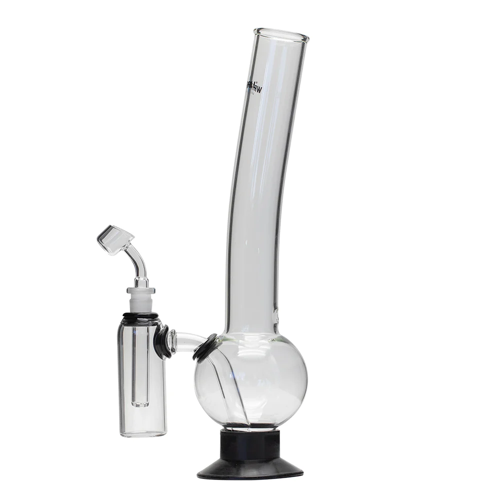 Waterfall Terminator Highbrid Series With Ash Catcher Glass Bong - Black - Image 2