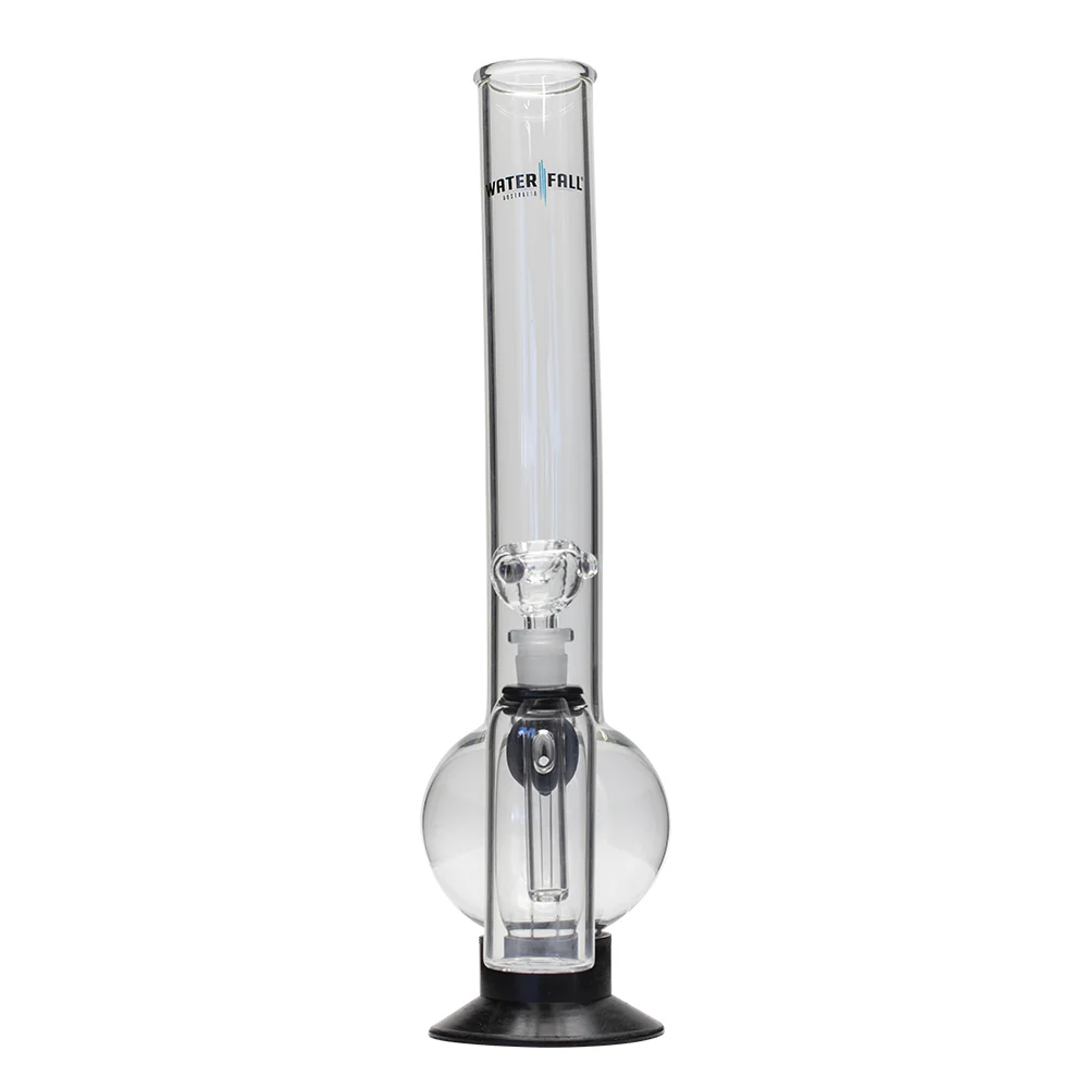 Waterfall Terminator Highbrid Series With Ash Catcher Glass Bong - Black - Image 5