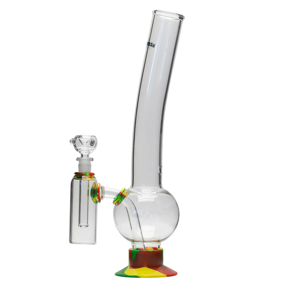 Waterfall Terminator Highbrid Series With Ash Catcher Glass Bong - Rasta