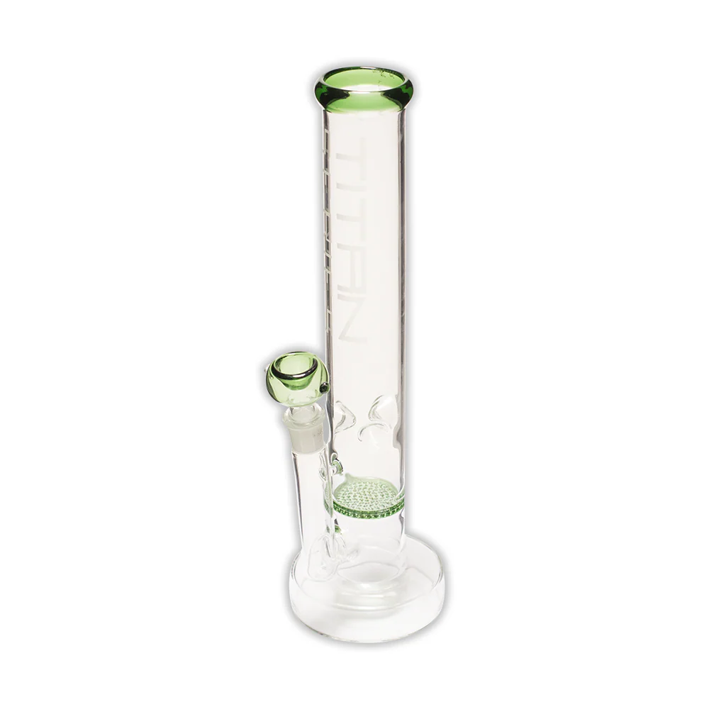 Titan Series | Honeycomb Ice Glass Bong (Deluxe Wooden Box Edition)