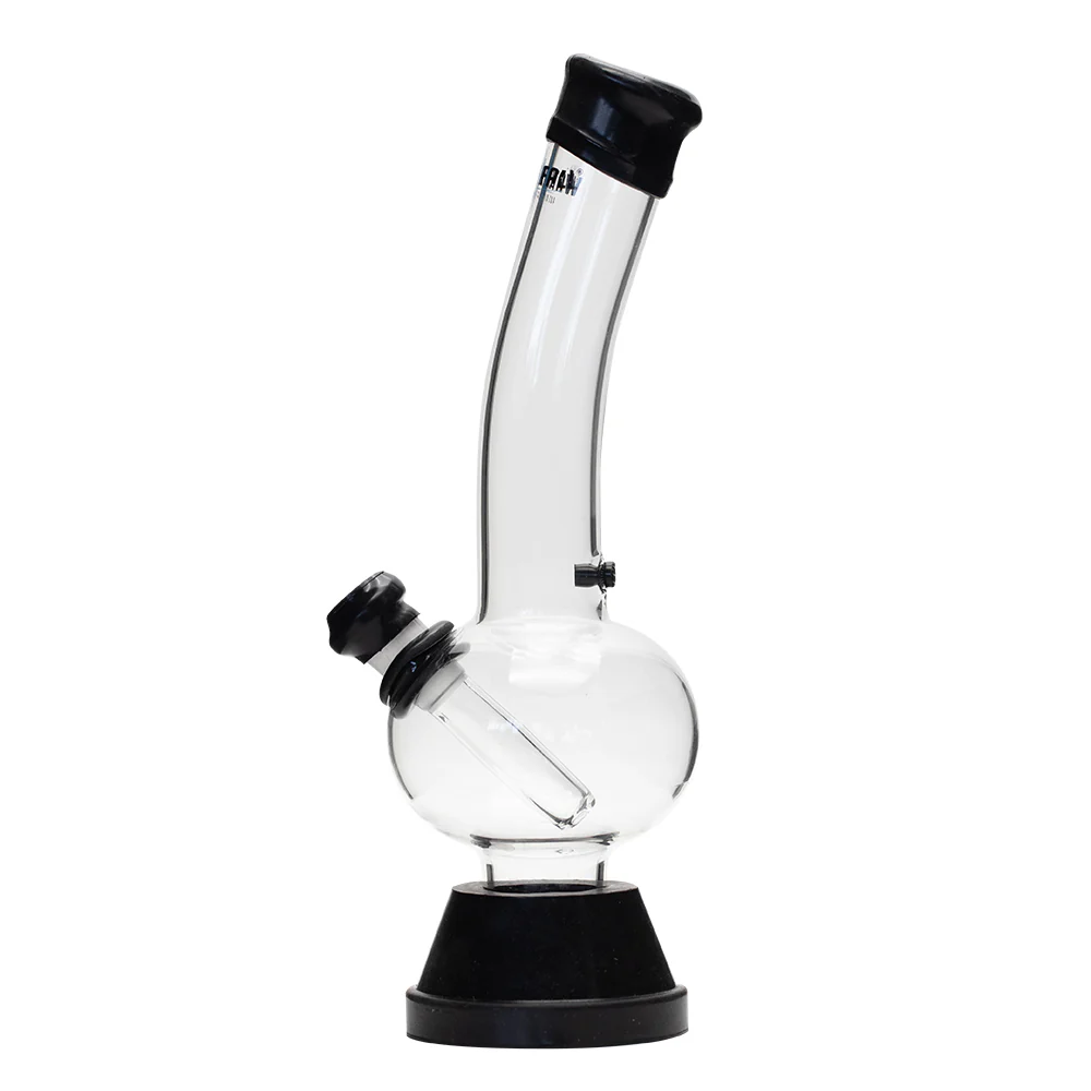 Waterfall Zap Squash Highbrid Series Glass Bong - Black - Image 4
