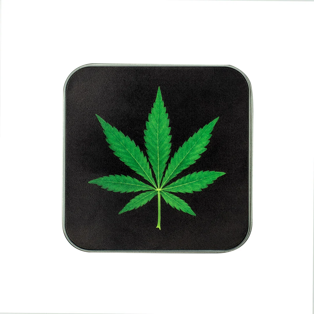 Weed Leaf Metal Tin - Image 3